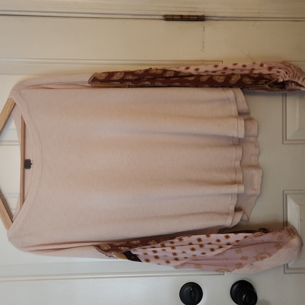 We The Free Cropped Thermal top